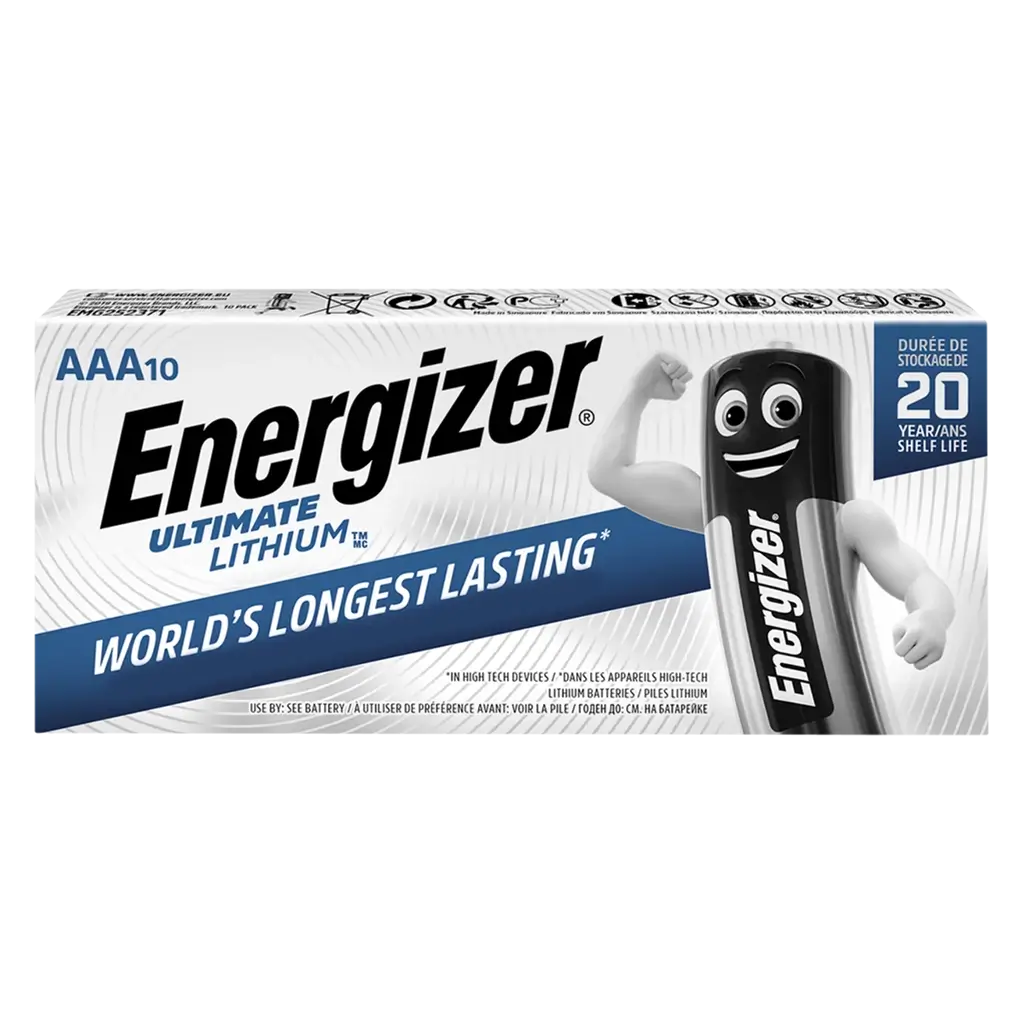 Energizer Ultimate Lithium AAA Size Batteries