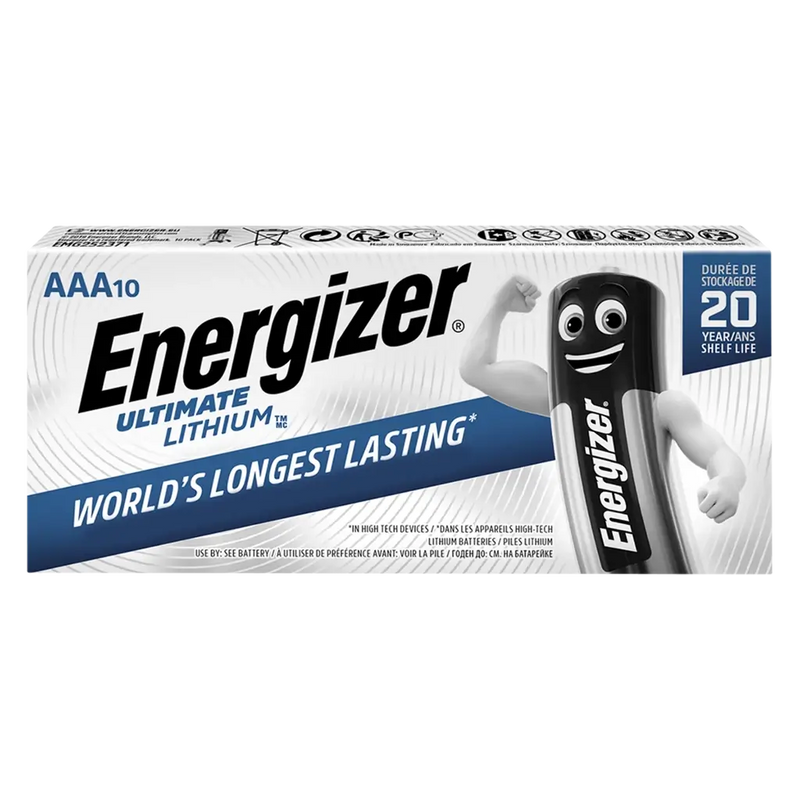 Energizer Ultimate Lithium AAA Size Batteries