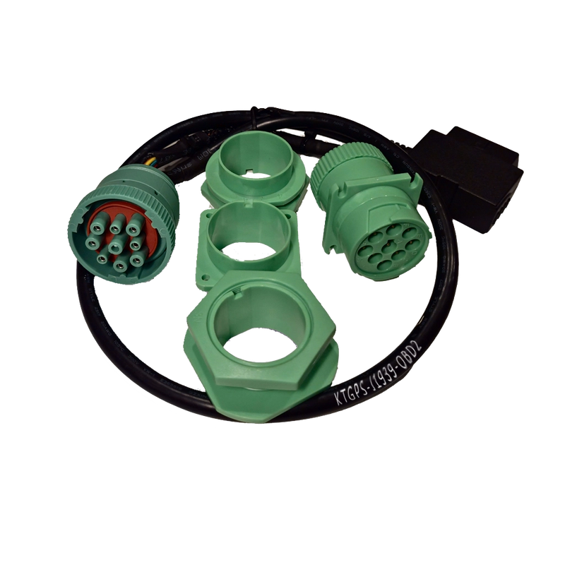 OBD2 to 9-Pin J1939 Splitter Cable