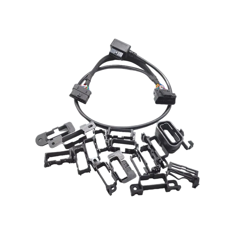 OBD2 16-pin universal cable splitter for Bolt2 GPS tracker, allowing multiple devices to connect to a single OBD2 port for enhanced vehicle tracking and diagnostics.