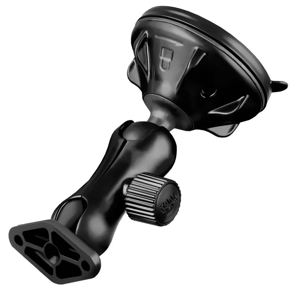 Ram Low Profile Suction Cup Double Ball Mount (RAP-B-166-2U)