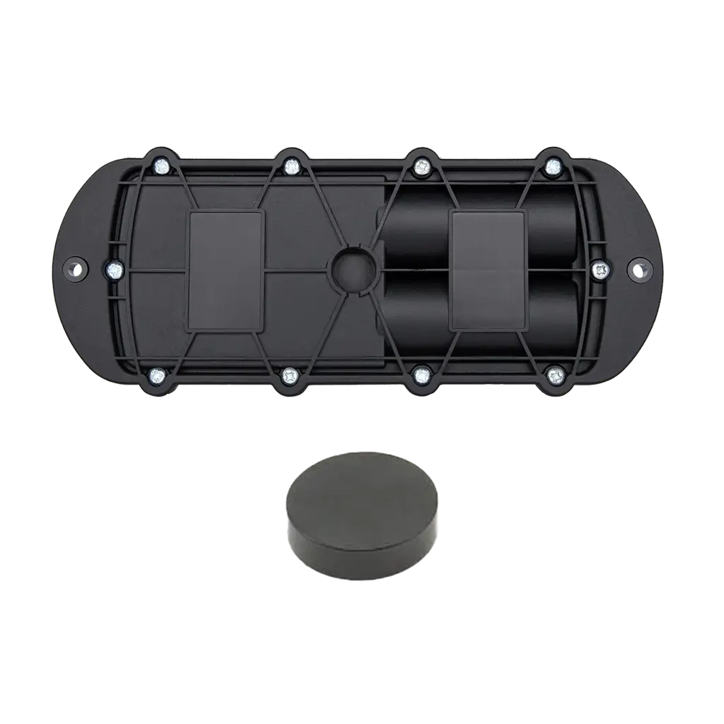 Remora3 long-life GPS tracker with tamper-detect magnet ideal for tracking containers, trailers, and equipment.