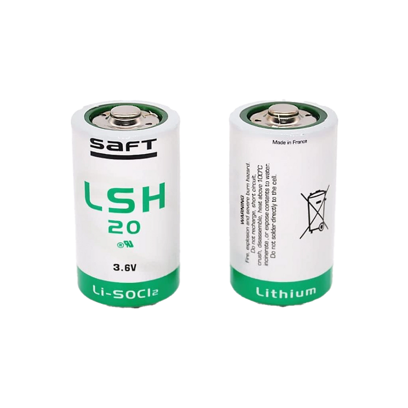 SAFT LSH20 high-rate 3.6V lithium battery ideal power source for  the Remora3 GPS tracking devices and industrial equipment