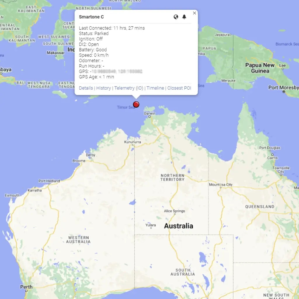 Satellite asset tracking software and solutions perth
