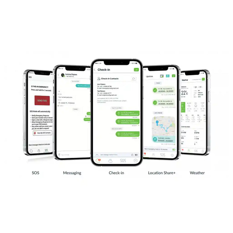 ZOLEO mobile app for GPS tracking and two-way messaging via satellite or cellular