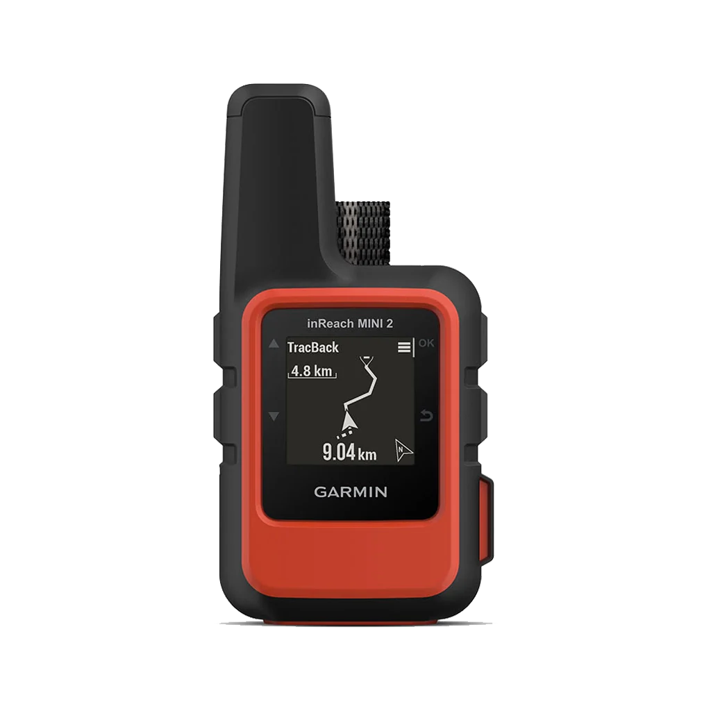 Garmin inReach Mini satellite tracker with two-way messaging and SOS emergency alerts