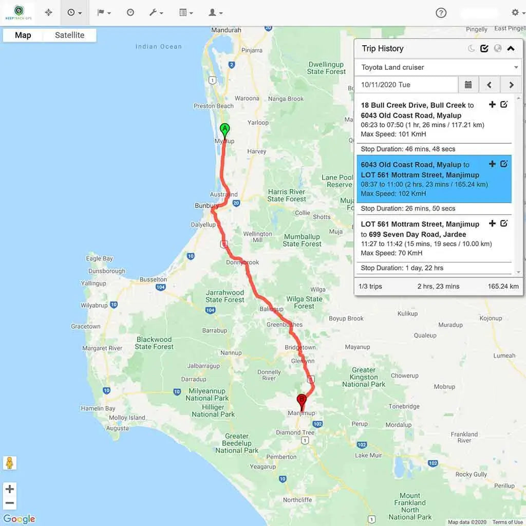 GPS fleet tracking software leaders in perth