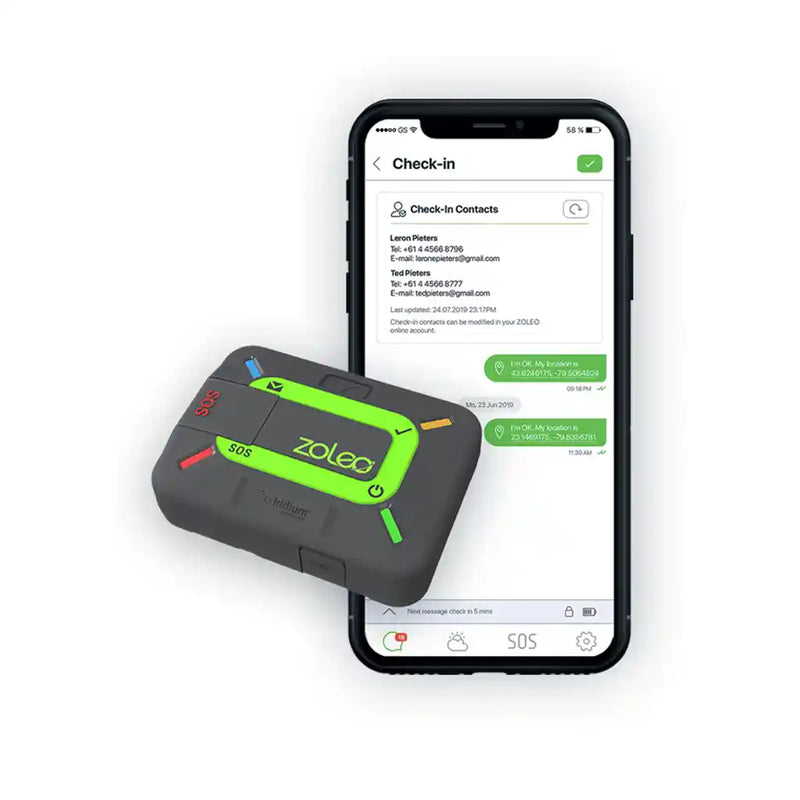 ZOLEO satellite communicator for hikers, adventurers, and remote area safety