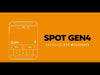 Spot Gen4 with globalstar satellite coverage and GPS location tracking