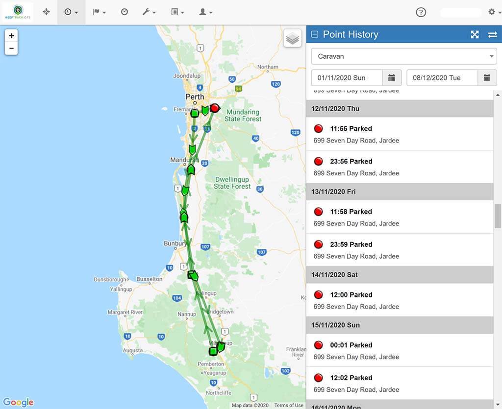 gps tracking smartphone app. - Keep Track GPS